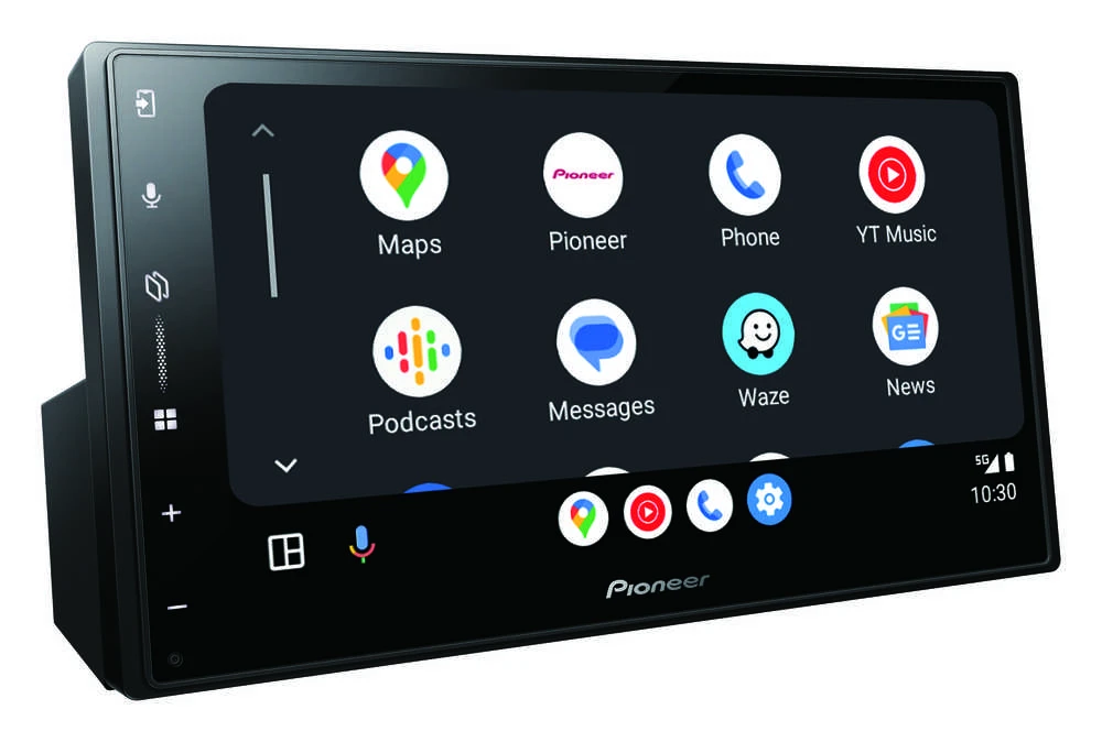 Pioneer SPH-DA77DAB su skaitmeniniu Android Auto meniu