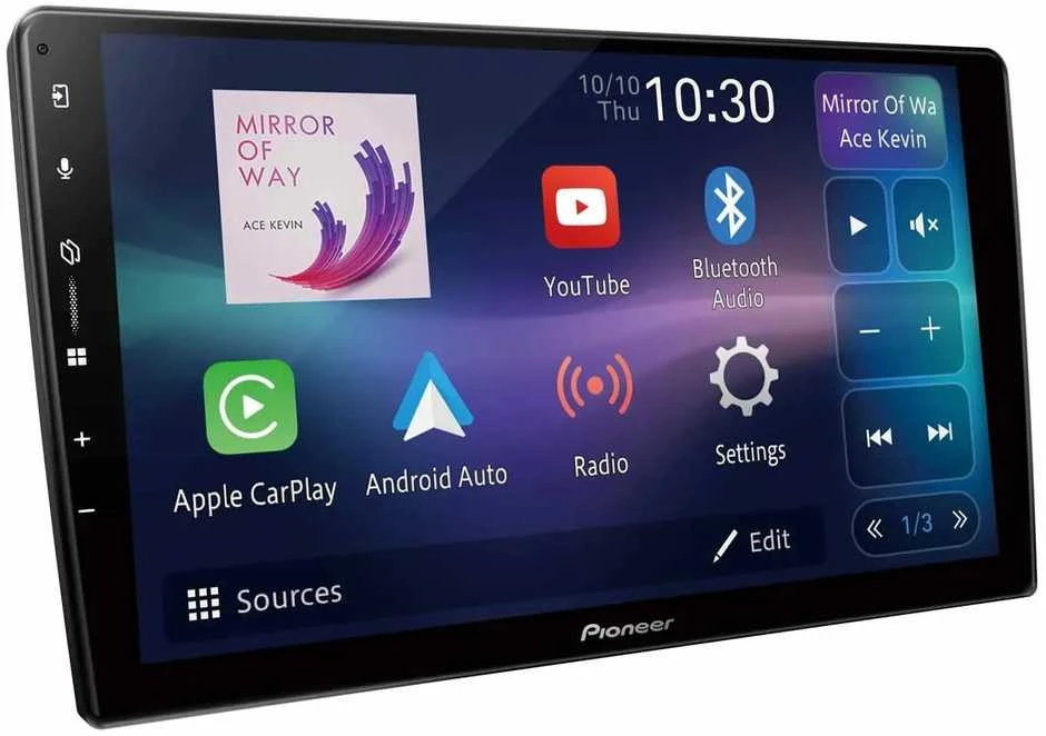 Pioneer SPH-PF97BT ekrano meniu vaizdas