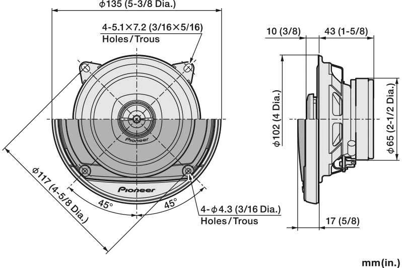 Pioneer TS-A1081F
