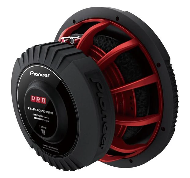 Pioneer TS-W3020PRO žemų dažnių garsiakalbis iš galinės pusės