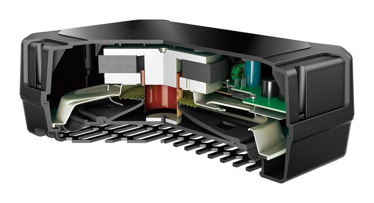 Pioneer TS-WX400DA aktyvaus bosinio garsiakalbio konstrukcija