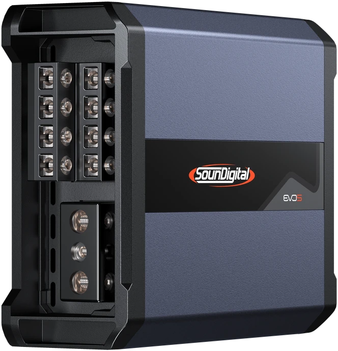 SounDigital 1200.4 stiprintuvas su sujungimų bloku