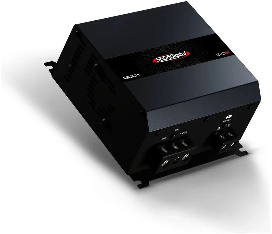 SounDigital 1600.1 EVO 6 stiprintuvas – jungčių skydelis