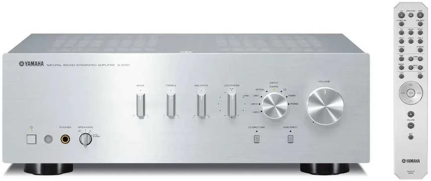 Yamaha A-S701 amplifier (sidabrinis)