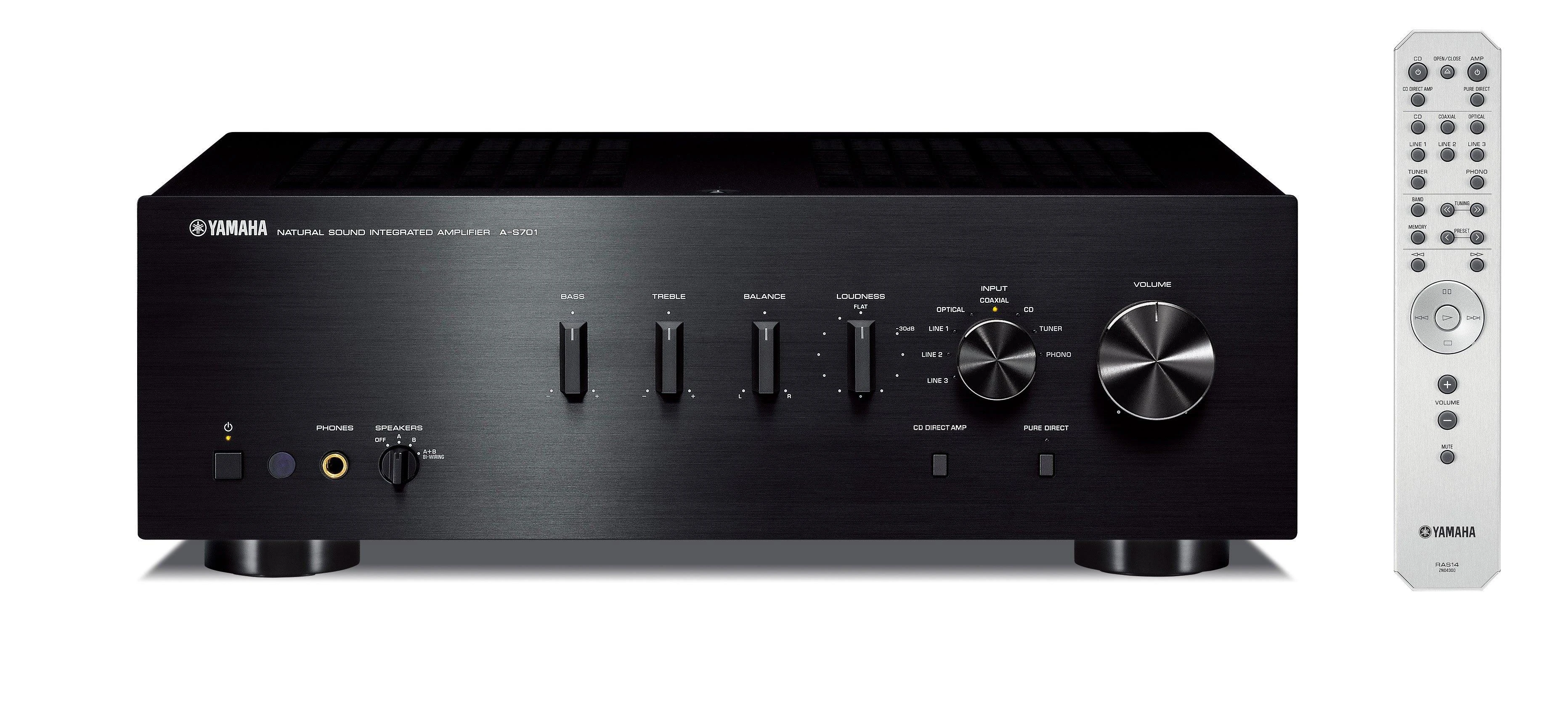 Yamaha A-S701 amplifier (sidabrinis)
