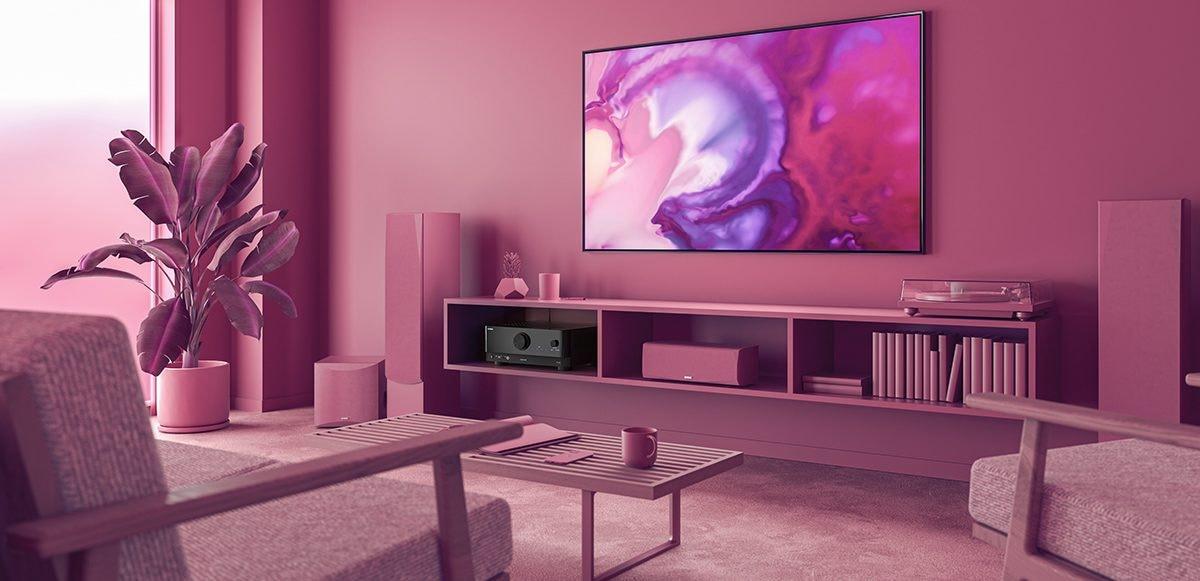 Stiprintuvas Yamaha AV imtuvas RX-V4ABL
