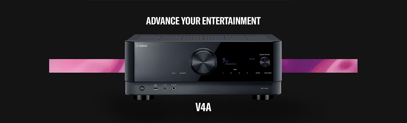 Stiprintuvas Yamaha AV imtuvas RX-V4ABL