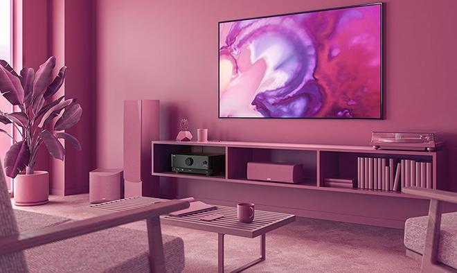Stiprintuvas Yamaha AV imtuvas RX-V4ABL