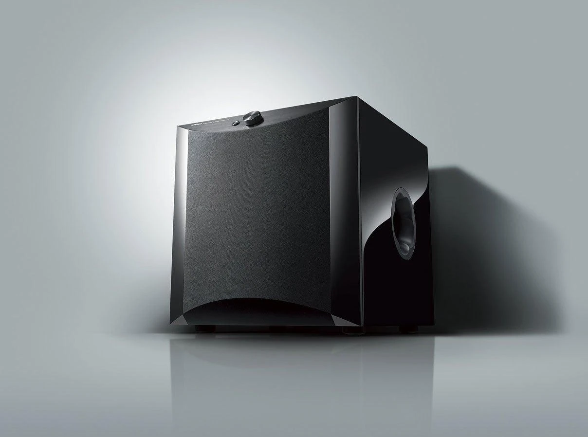 Namų kino sistema Yamaha NS-SW100 žemų dažnių kolonėlė, Juodos spalvos