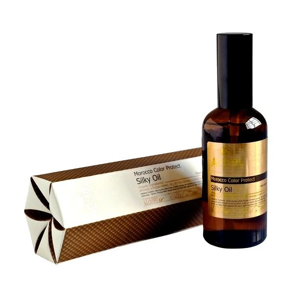Angel Professional Plaukus švelninantis aliejus su spalvos apsauga Angel Morocco Color Protect Silky Oil 100 ml