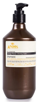 Angel Professional Šampūnas dažytiems plaukams Angel Oranžinis Flower Shining Color Šampūnas 800ml