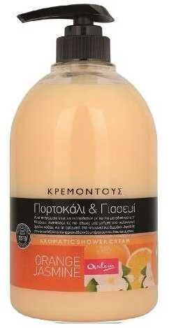 Apelsinų ir jazminų dušo želė Farcom ARLEM Oranžinis Jasmine Shower Kreminis 1000 ml