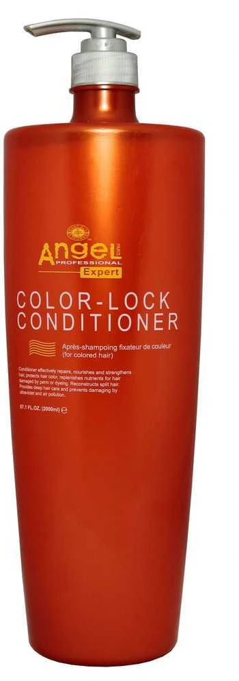 Angel Professional Apsaugantis spalvą kondicionierius, dažytiems plaukams Angel Expert Color- Lock Conditioner 2000 ml