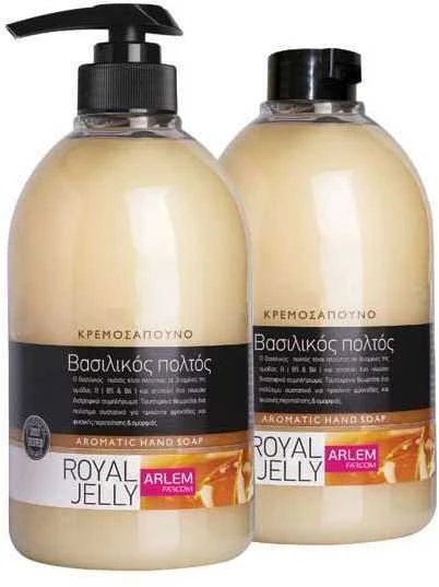 Aromatinis rankų muilas Farcom ARLEM Royal Jelly su bičių pieneliu 1000ml