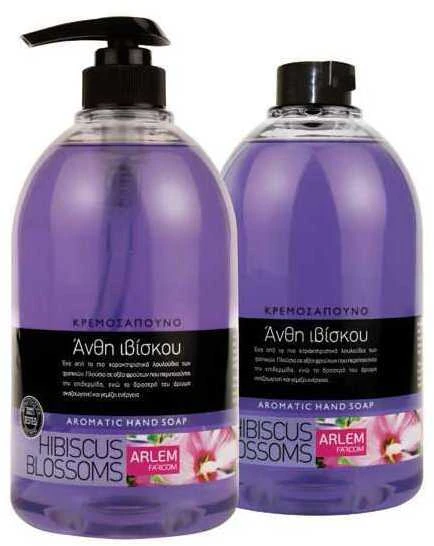 Aromatinis rankų muilas Farcom ARLEM Hibiscus Blossom su kinrožėmis 1000 ml