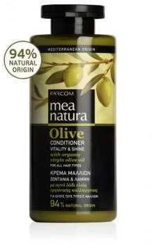 Drėkinantis kondicionierius plaukams su alyvuogių aliejumi Farcom Mea Natura Olive Conditioner Vitality&Shine 300ml