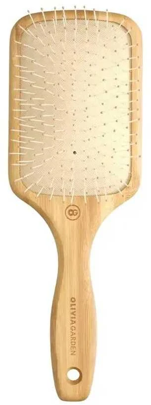 Bambukinis plaukų šepetys Olivia Garden Bamboo Touch Detangle Nylon L