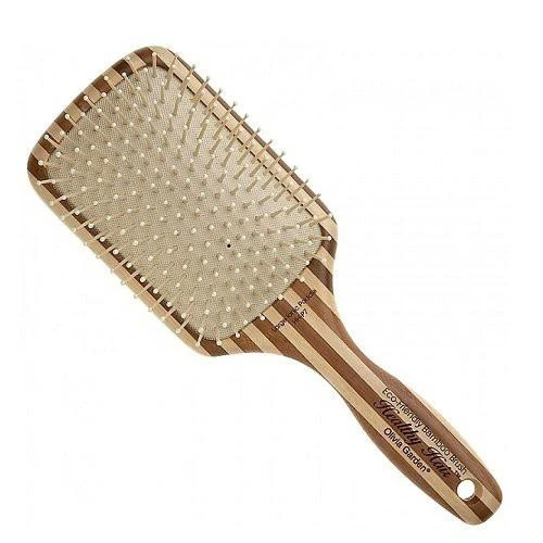 Bambukinis plaukų šepetys Olivia Garden Bamboo Touch Detangle Nylon L