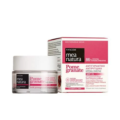 Dieninis veido kremas Farcom Mea Natura Pomegranate Anti-Ageing Day Kreminis 50ml