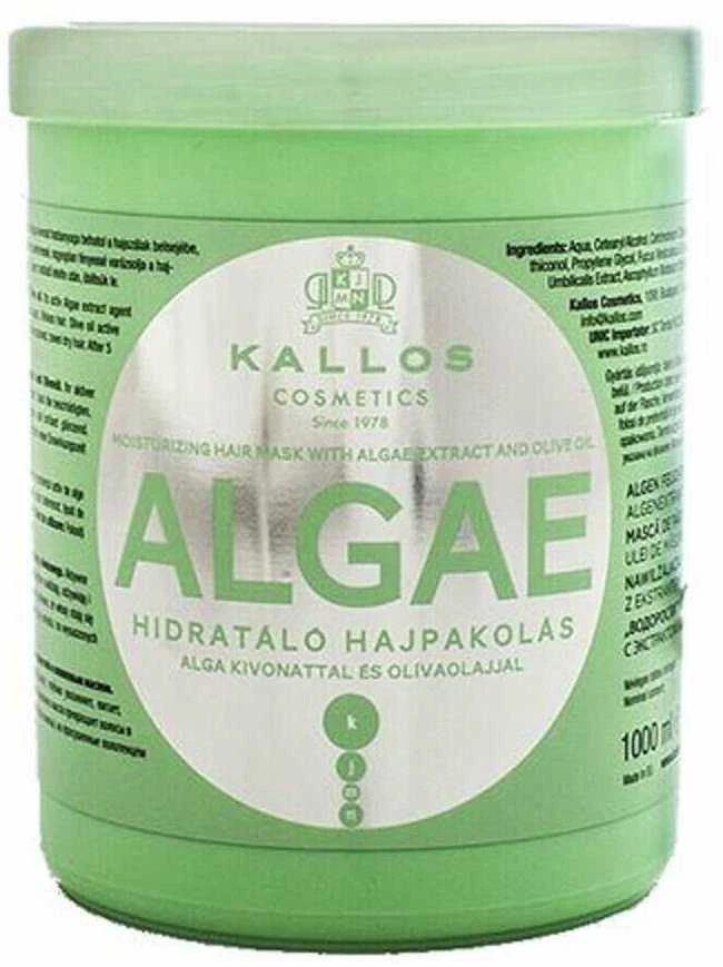 Drėkinanti kaukė sausiems plaukams Kallos ALGAE Moisturizing Mask 1000ml