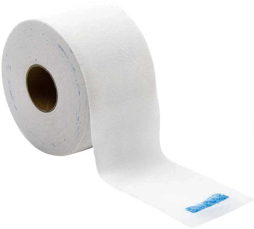 Eko Higiena Vienkartinės kaklajuostės Barber Neck Strip 1 rulonas (100 lapelių), balta