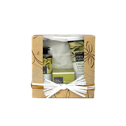 Kūno priežiūros rinkinys Farcom Mea Natura Olive 300x200ml