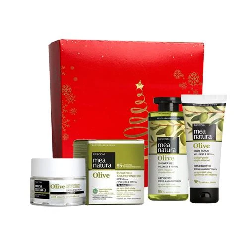 Kūno priežiūros rinkinys Farcom Mea Natura Olive 300x200ml
