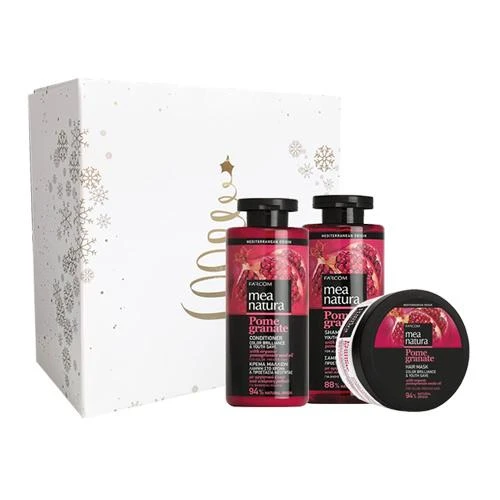 Rinkinys dažytiems plaukams Farcom Mea Natura Pomegranate 300x300x250 ml