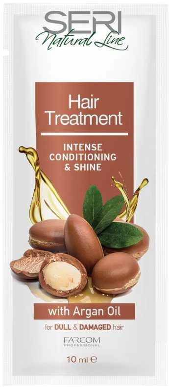 Plaukų kaukė Farcom SERI Natural Line Hair Treatment with Argan Oil10ml