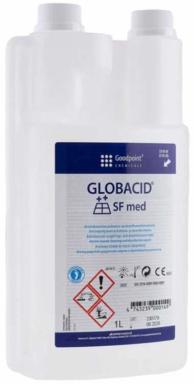 Goodpoint Chemicals Instrumentų, įrankių ir paviršių dezinfekavimo priemonė Globacid SF Med 1000 ml