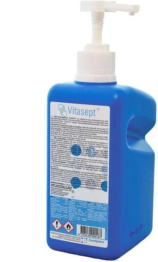 Goodpoint Chemicals Rankų dezinfekavimo priemonė Globacid Vitasept 1000 ml