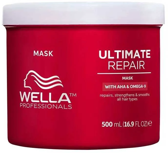 Wella Professionals Ultimate Repair Mask Intensyvaus poveikio kaukė pažeistiems plaukams, 500 ml