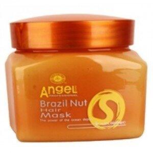 Angel Professional Kaukė sausiems ir pažeistiems plaukams Angel Brazil Nut Hair Mask 500 ml