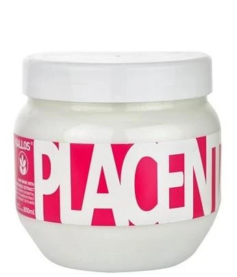 Kaukė sausiems pažeistiems plaukams Kallos Placenta Hair Mask 800ml