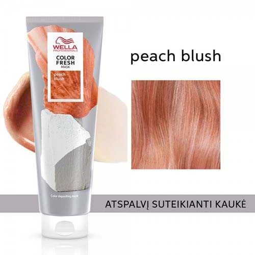 Kaukė suteikianti atspalvį plaukams Wella Color Fresh Mask 150 ml - Mėlyna
