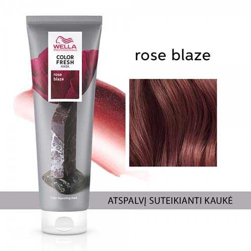 Kaukė suteikianti atspalvį plaukams Wella Color Fresh Mask 150 ml - Mėlyna
