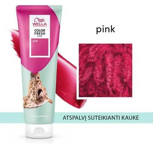 Kaukė suteikianti atspalvį plaukams Wella Color Fresh Mask 150 ml - Mėlyna