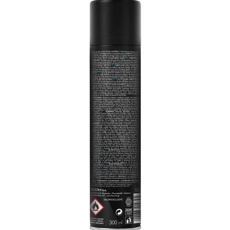 Labai stiprios fiksacijos plaukų lakas Farcom Professional ARREN Men's Grooming Ultra Hold Fixing Hairspray 300ml
