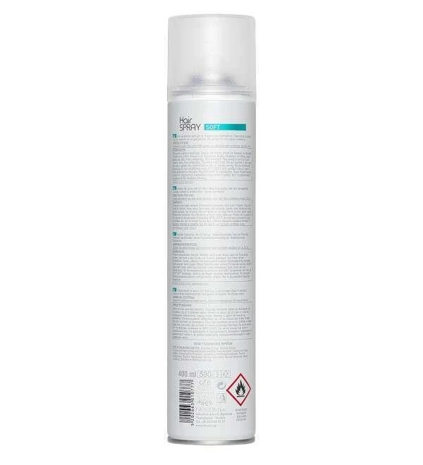 Lakas plaukams su UV filtru, lanksčios fiksacijos Farcom Professional SERI Plaukų lakas Soft 400ml