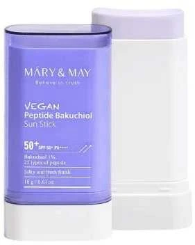 MARY & MAY Apsauginis kremas nuo saulės SPF 50+ veganiškas peptidų bakuchiolio ekstraktas (apsauginis kremas nuo saulės) 18 g