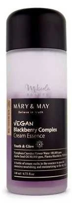 Mary & May Vegan Blackberry Complex Kreminis Essence Youth & Glow dvifazė esencija veidui, 140 ml