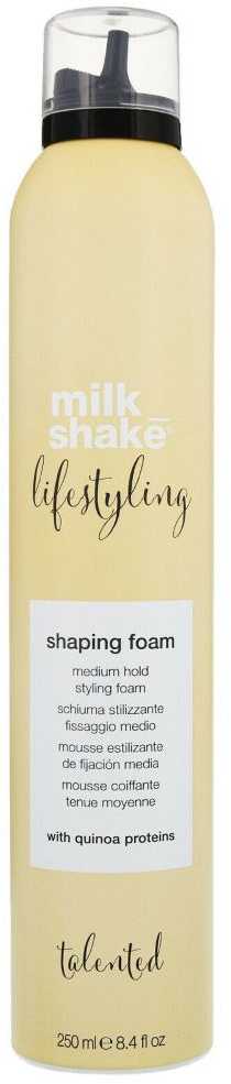 Vidutinės fiksacijos putos plaukams Milk Shake Lifestyling Shaping Foam Medium Hold 200ml