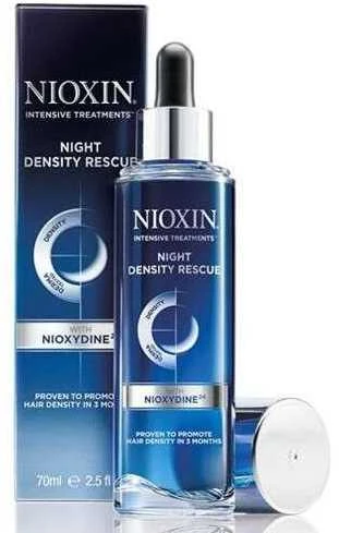 Nioxin Night Density – No-Rinse Naktinė priemonė nuo plaukų slinkimo, 70 ml