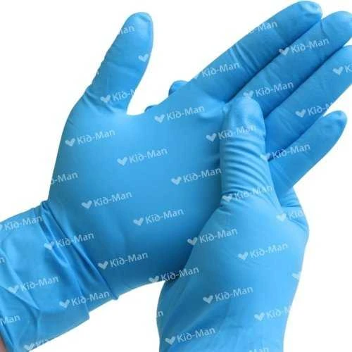 Nitrilinės mėlynos pirštinės Kid-Man L 100 vnt