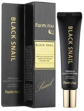 Paakių serumas FarmStay Juodas Snail Premium Rolling Eye Serum 25 ml