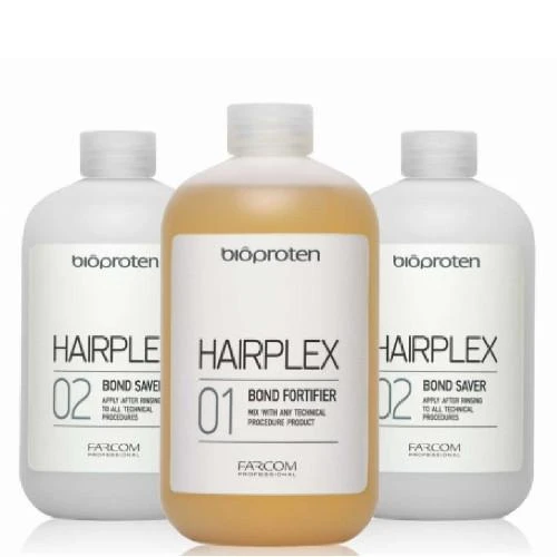 Palaikymo sistema techninių procedūrų metu Farcom Professional Bioproten HAIRPLEX 3 X 525 ml