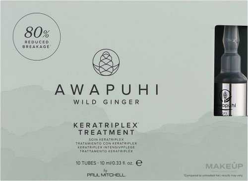 Plaukų ampulės Paul Mitchell Awapuhi Wild Ginger Keratriplex Treatment 10x10ml