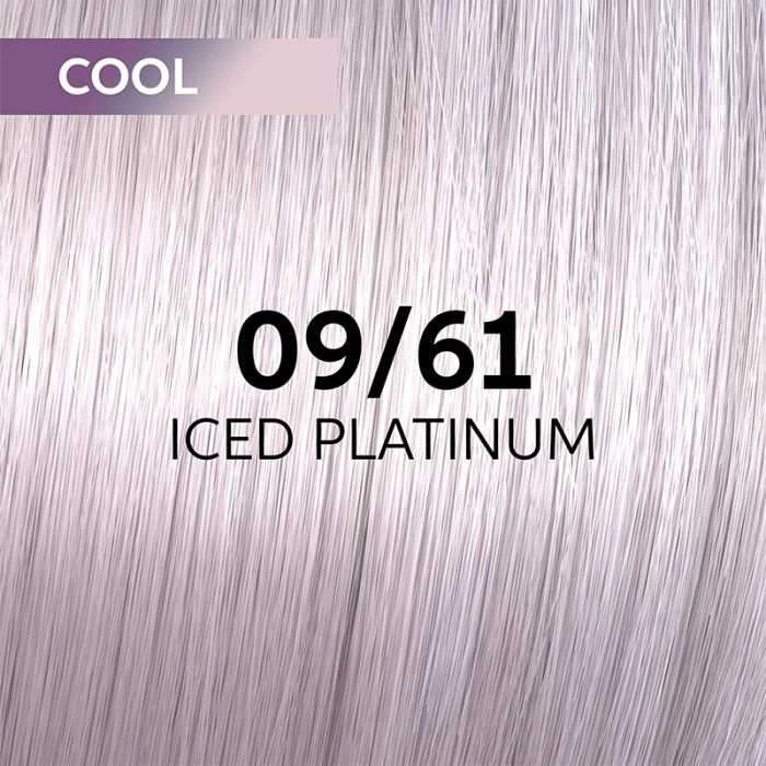 Wella Shinefinity 09/61 Iced Platinum atspalvio pavyzdys