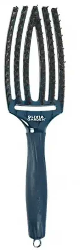 Plaukų šepetys džiovinimui Olivia Garden Fingerbrush Mėlyna Sapphire Medium