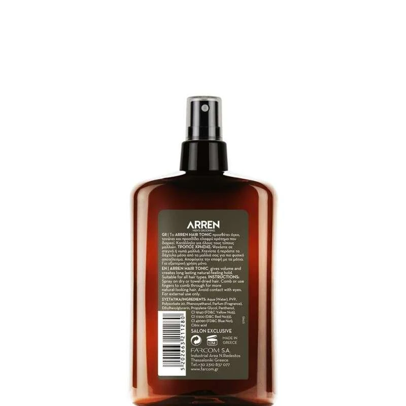 Plaukų tonikas vyrams Farcom Professional ARREN Men's Grooming Hair Tonikas Purškiklis 250ml